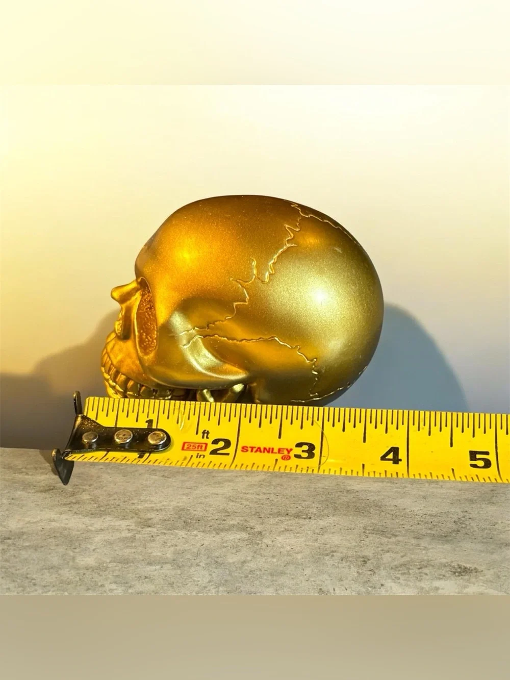 N/A gold skull